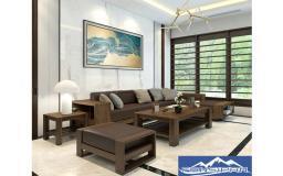  Bàn ghế Sofa gỗ phòng khách BGF020