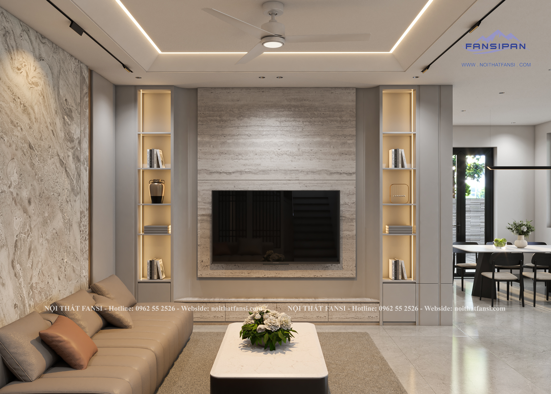 THIẾT KẾ NỘI THẤT NHÀ PHỐ HIỆN ĐẠI 