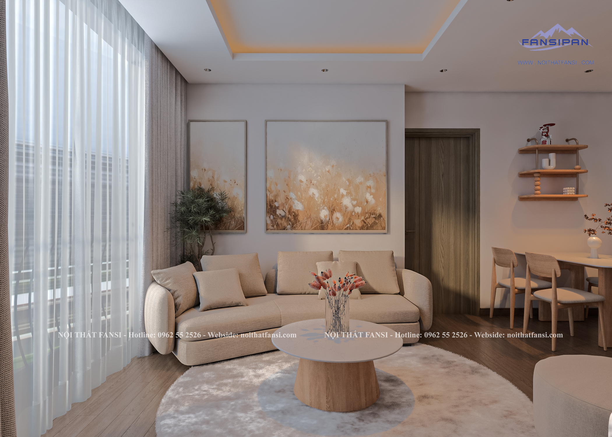 THIẾT KẾ NỘI THẤT CHUNG CƯ HANDICO COMPLEX
