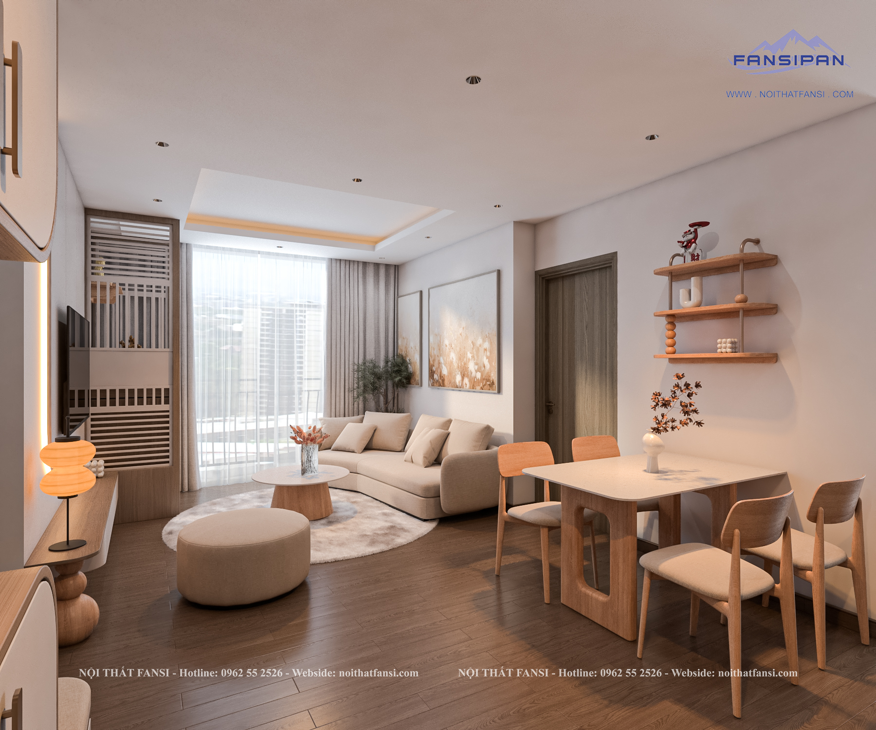 THIẾT KẾ NỘI THẤT CHUNG CƯ HANDICO COMPLEX