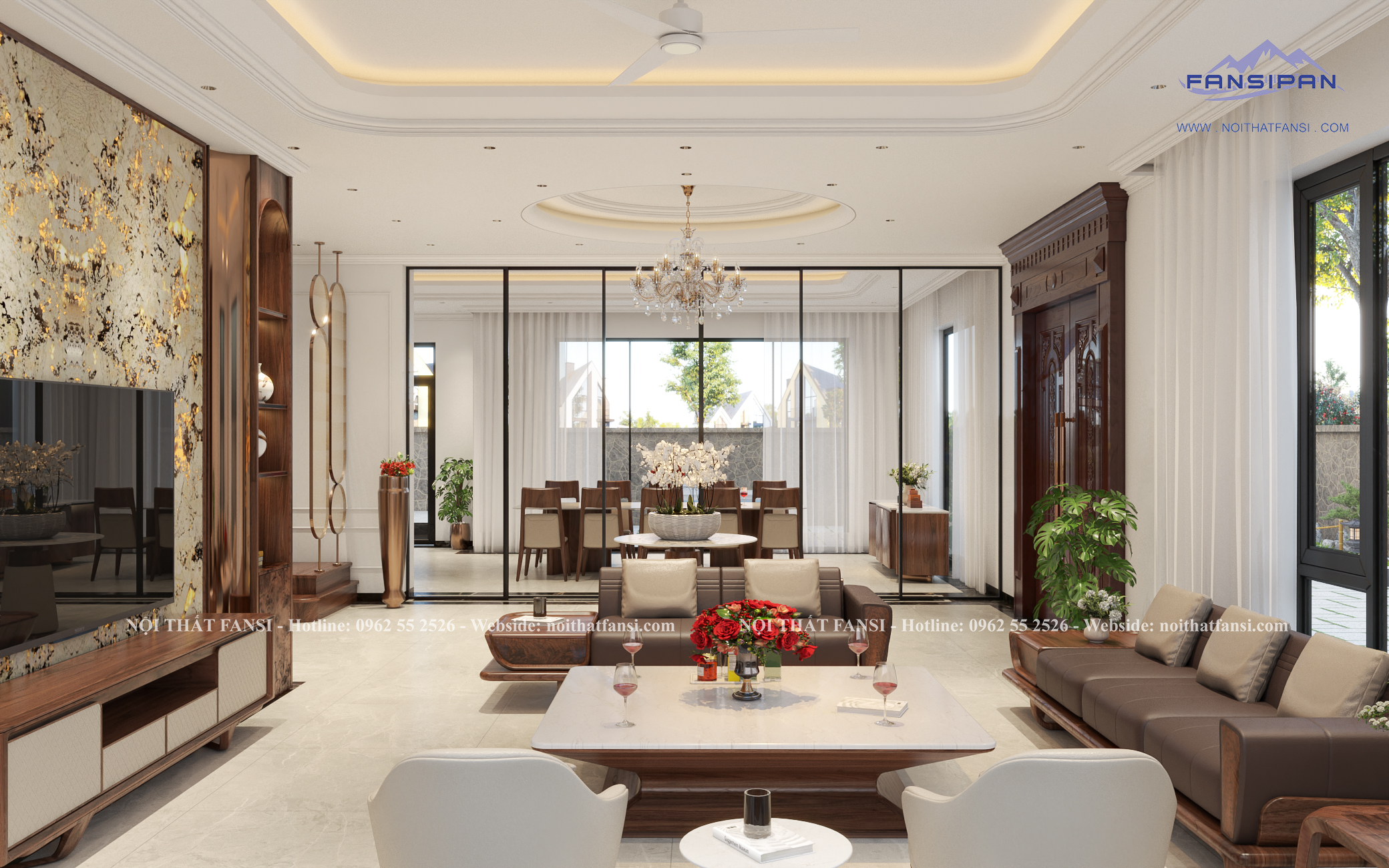 THIẾT KẾ NỘI THẤT BIỆT THỰ HIỆN ĐẠI 