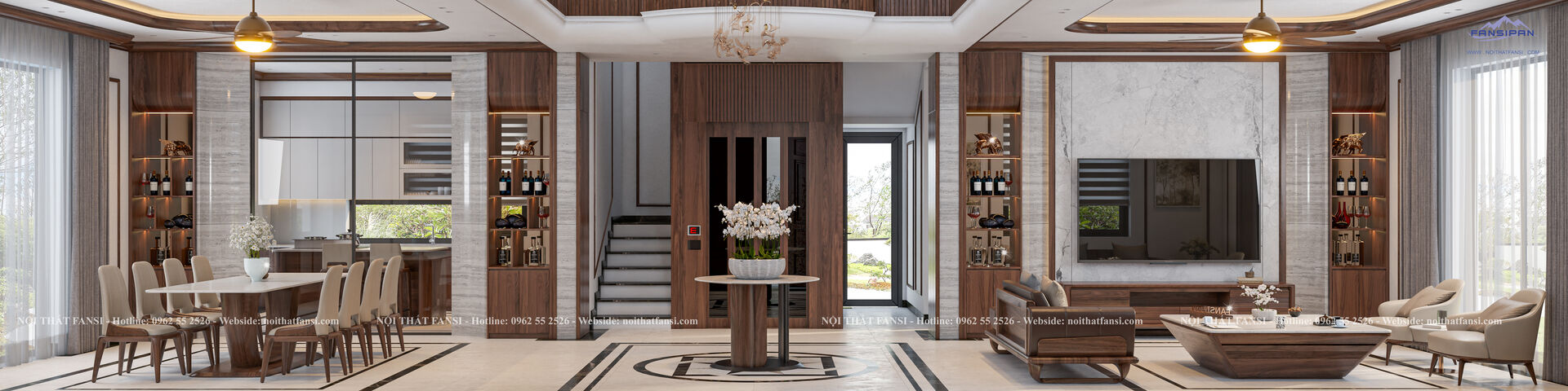 THIẾT KẾ BIỆT THỰ THÔNG TẦNG TẠI VĨNH PHÚC